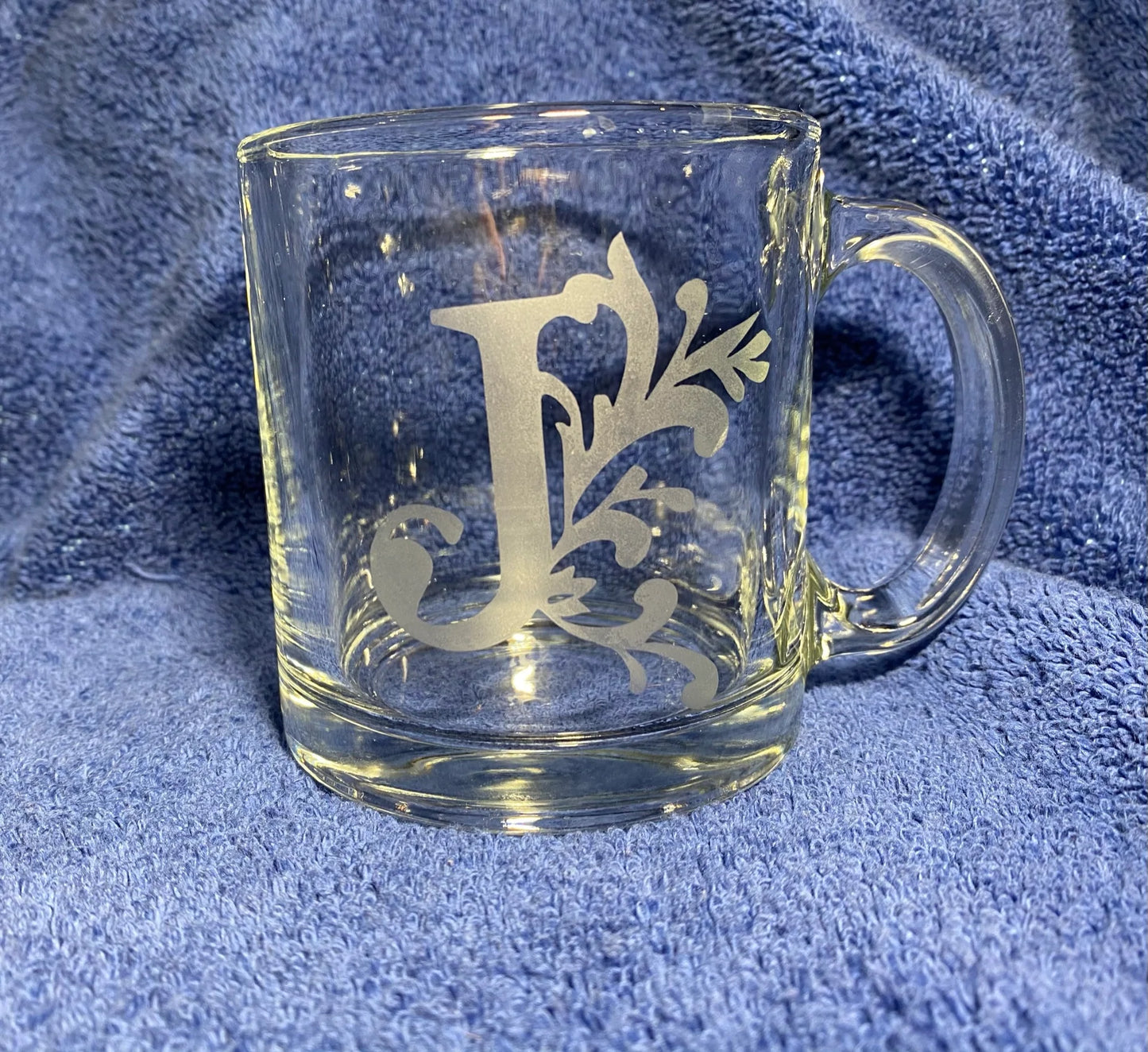 14oz Clear Glass Coffee Mug