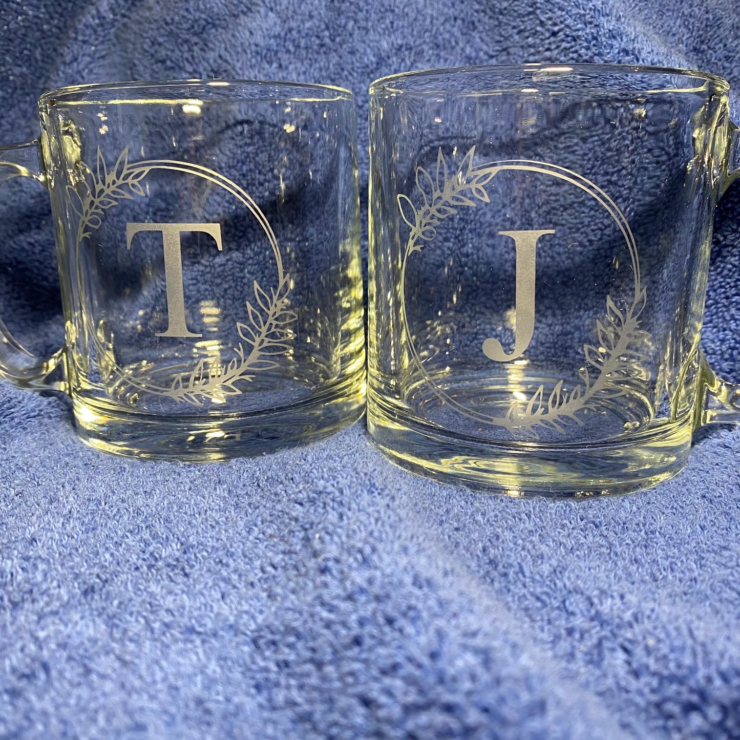 14oz Clear Glass Coffee Mug
