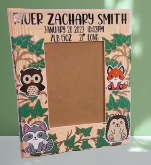 Baby's Birth Announcement Frame