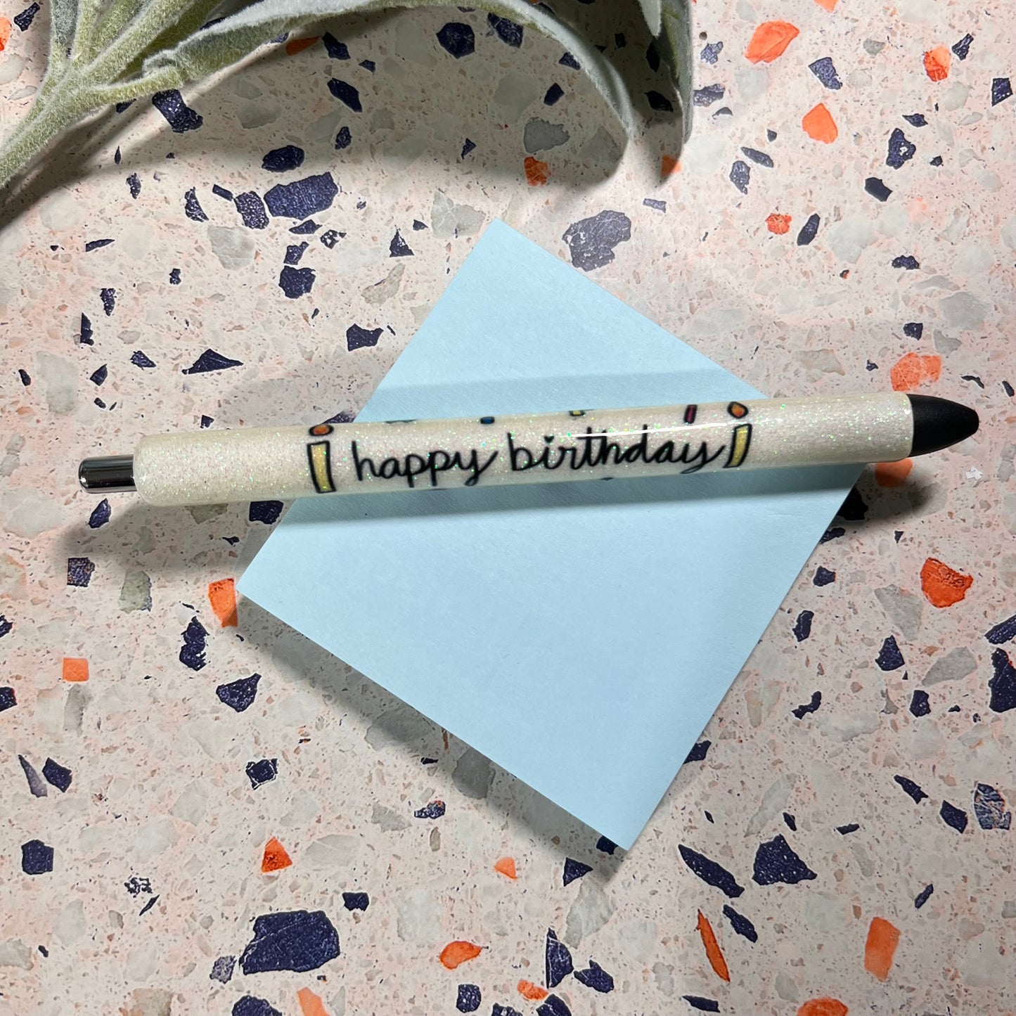 Happy Birthday Glitter Pen