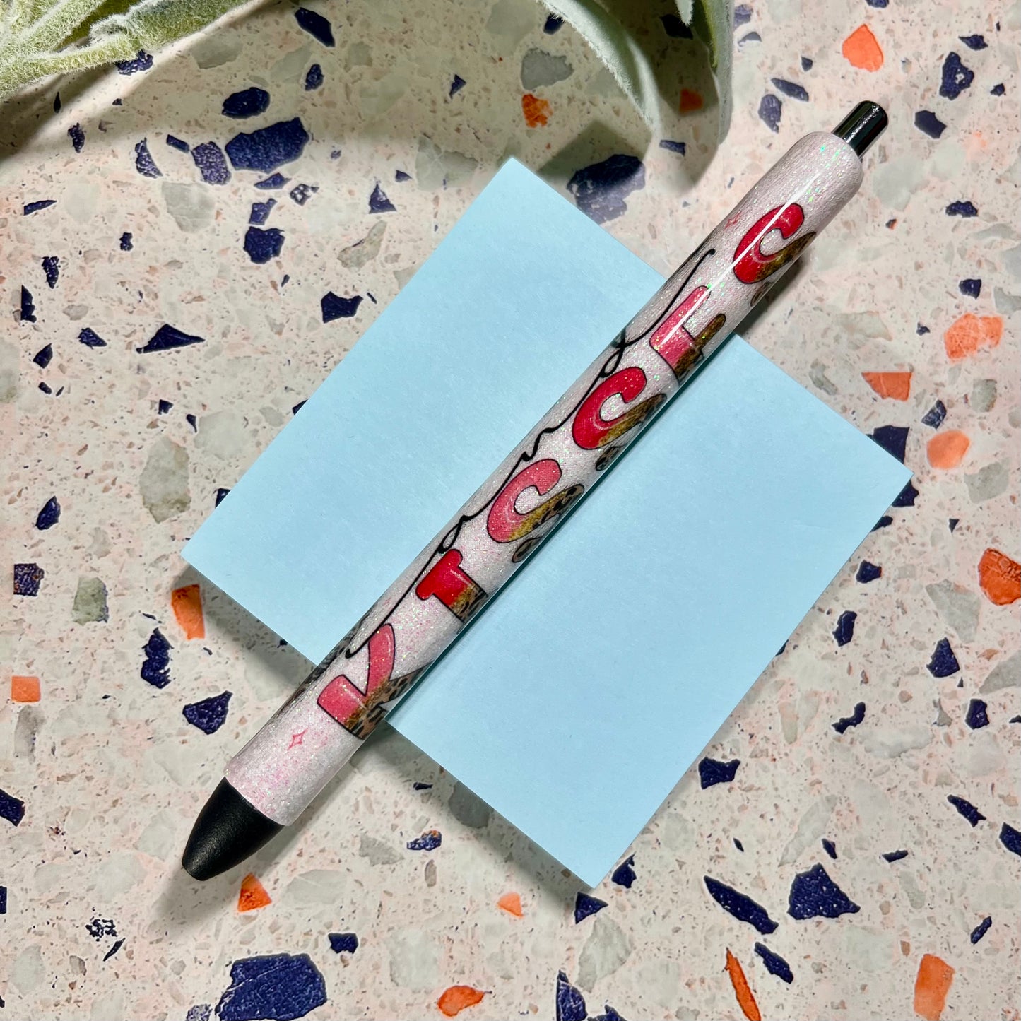 Hugs & Kisses RTS Glitter Pen