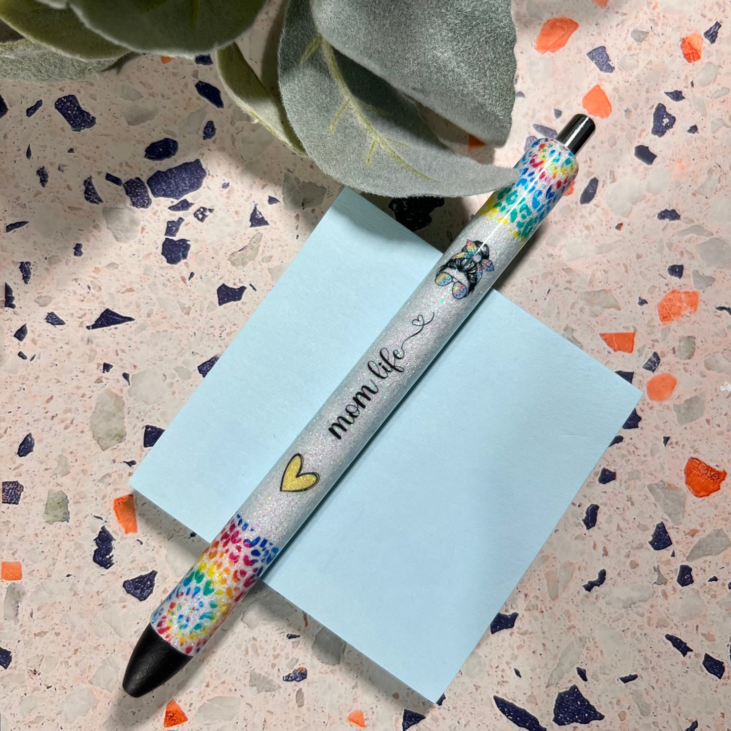 Mom Life RTS Glitter Pen