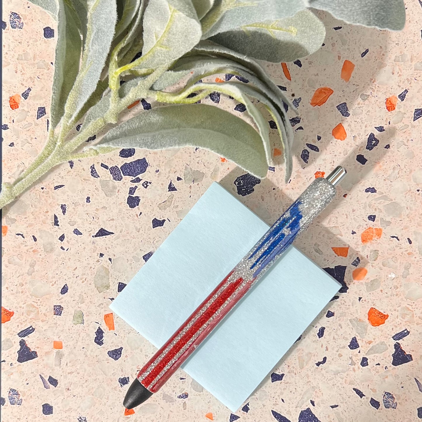 USA Flag & Decal RTS Glitter Pen
