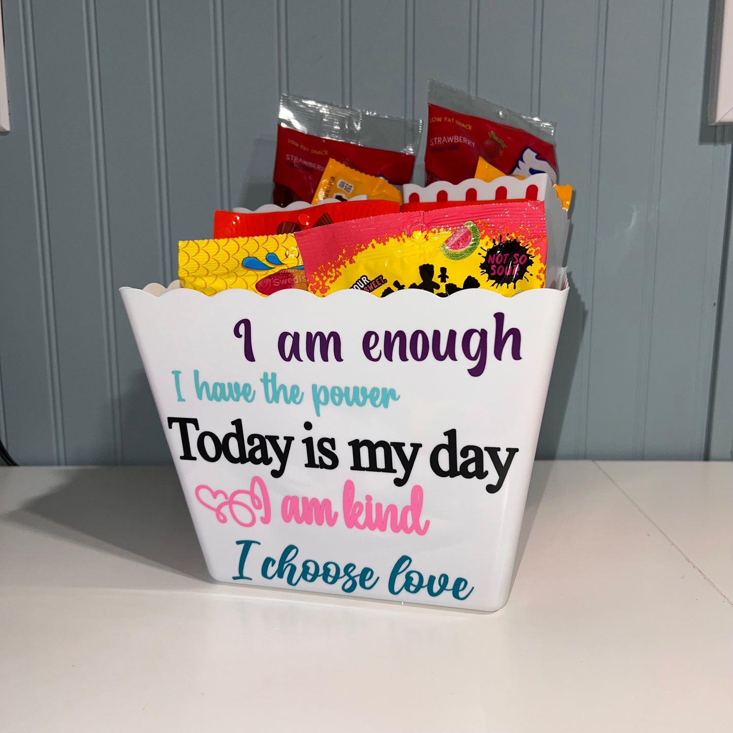 Personalized Popcorn Bucket Set