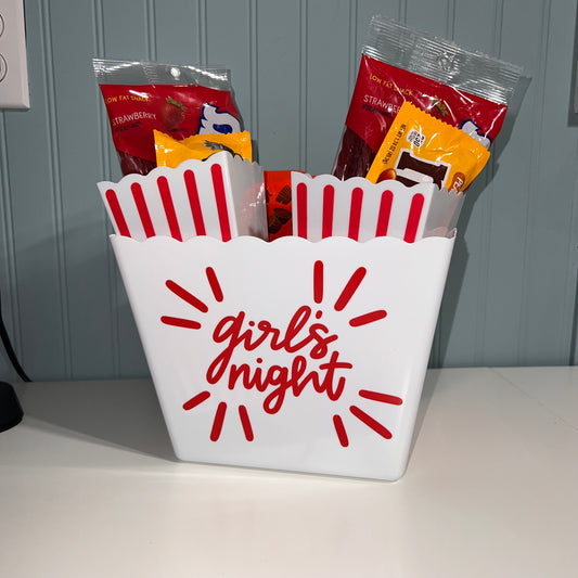 Personalized Popcorn Bucket Set