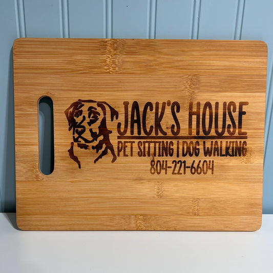 Personalized Wood Burned Cutting Board