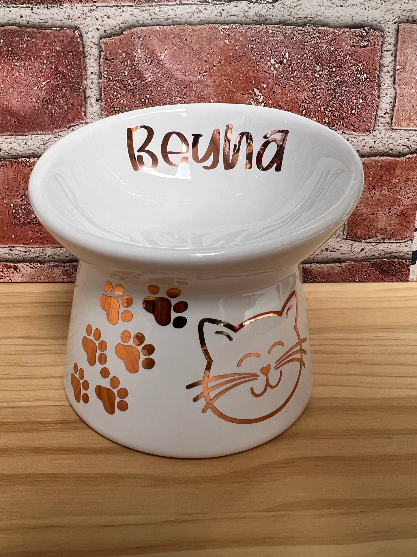 Personalized Cat Bowl