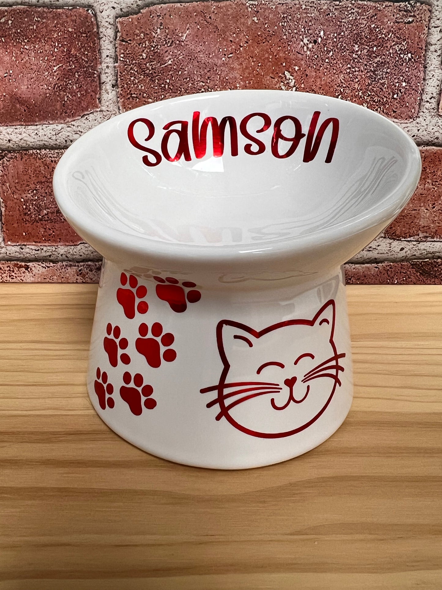 Personalized Cat Bowl