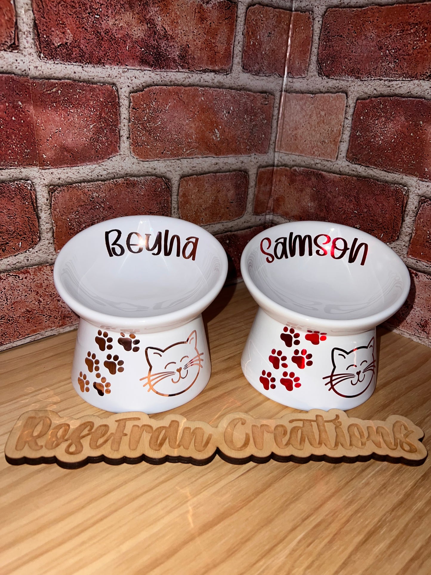 Personalized Cat Bowl