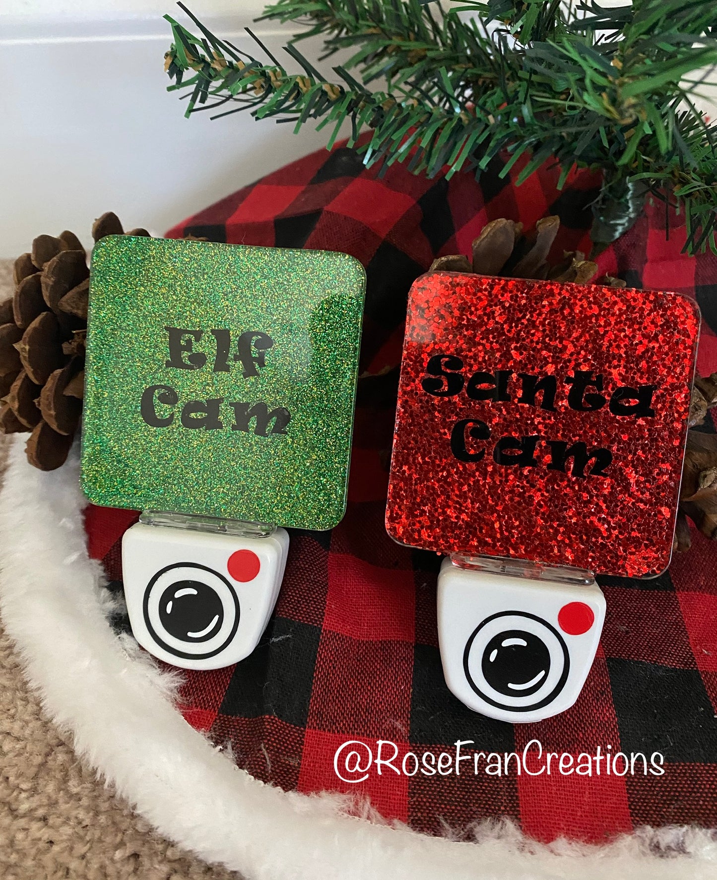 ✨ Personalized Glitter Nightlight – Holiday Collection ✨