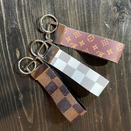 LV Inspired Key Fob