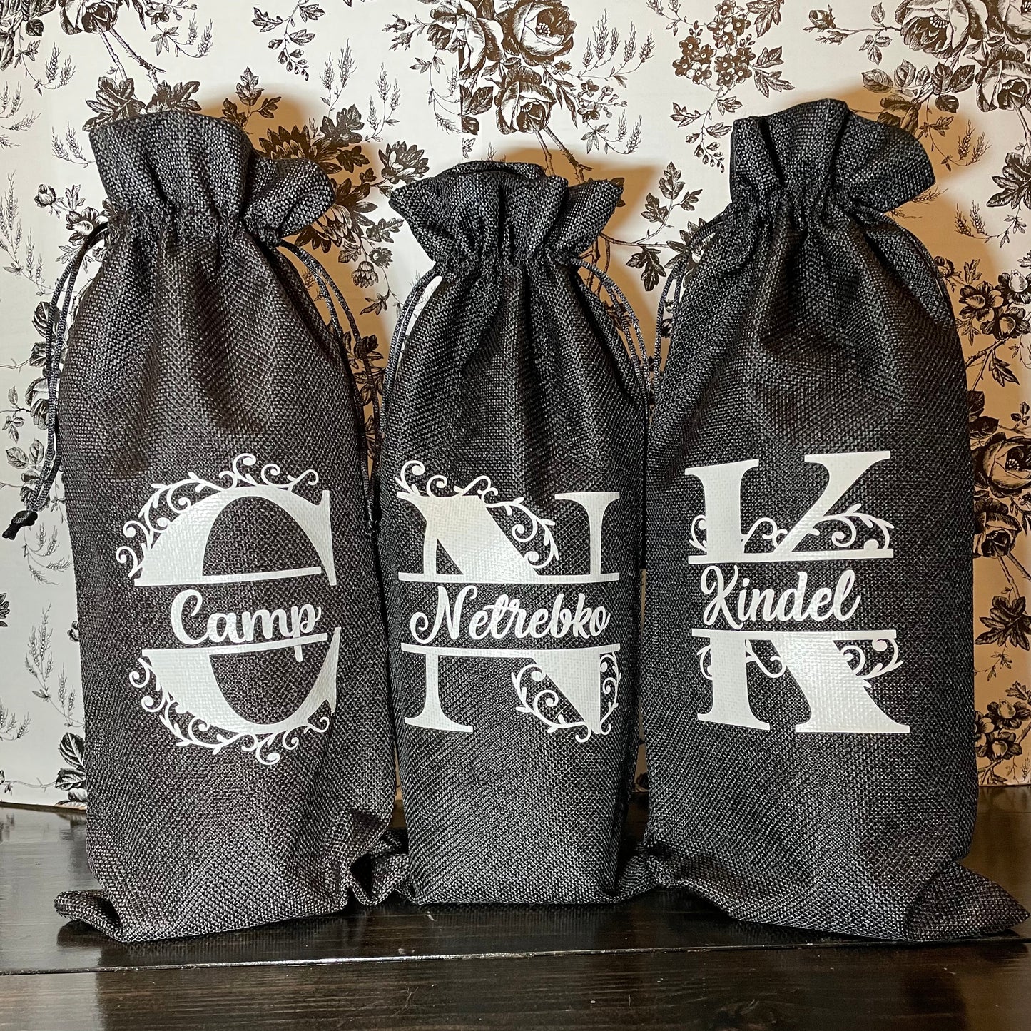 Wine Bag with Drawstring