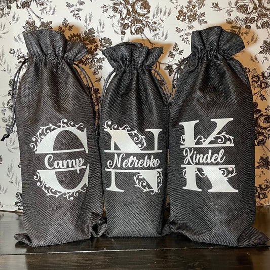 Wine Bag with Drawstring