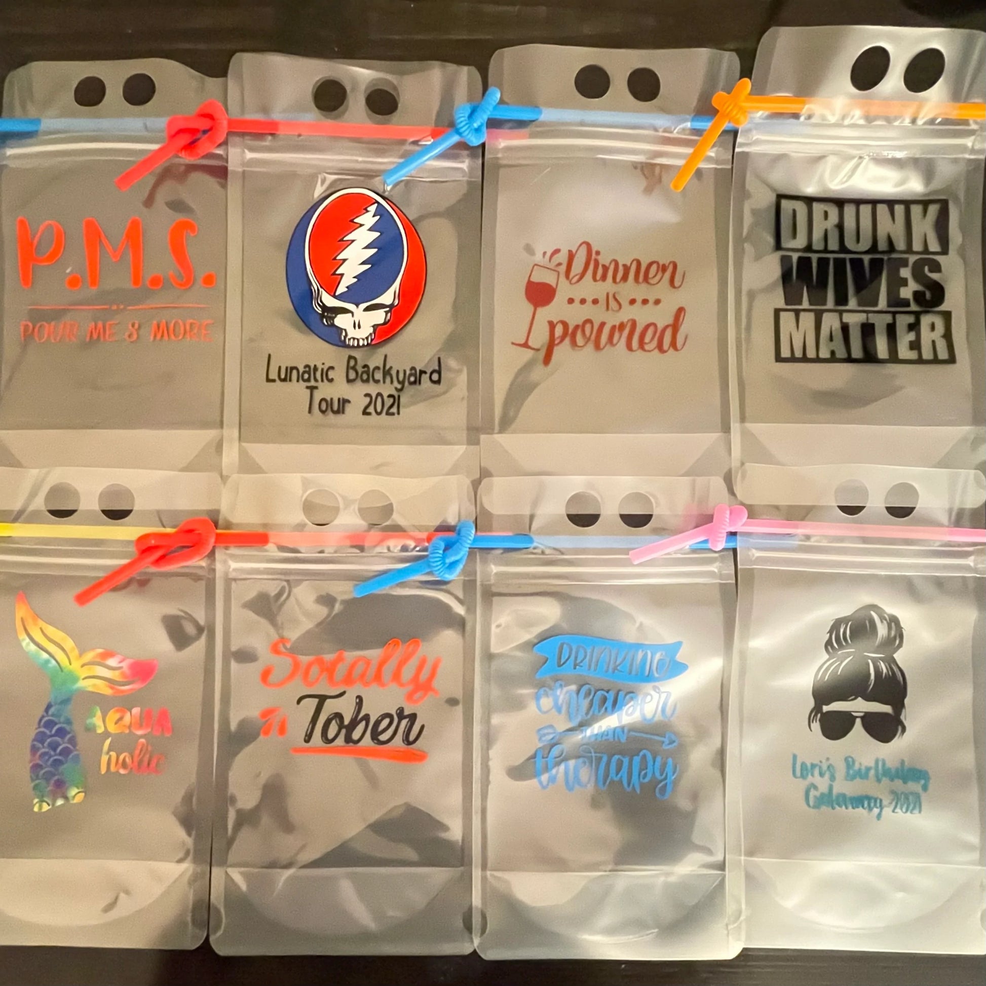 17oz Adult Drink Pouches – RoseFran Creations
