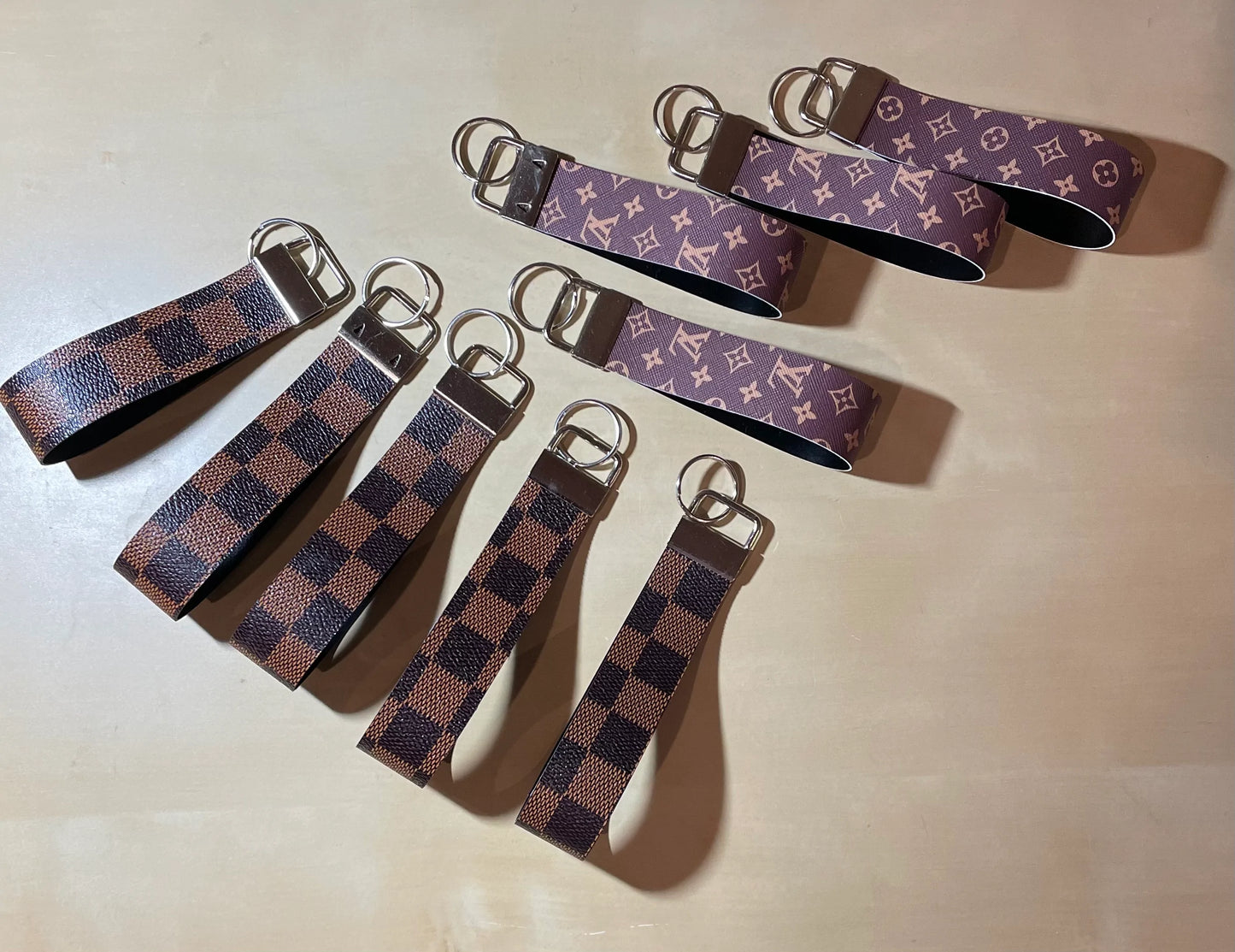 LV Inspired Key Fob