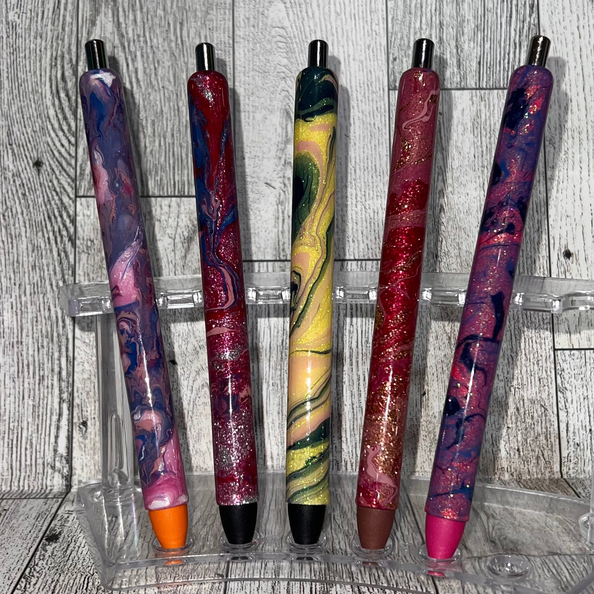 Hydro-Dipped Glitter Pens – DEK Customs
