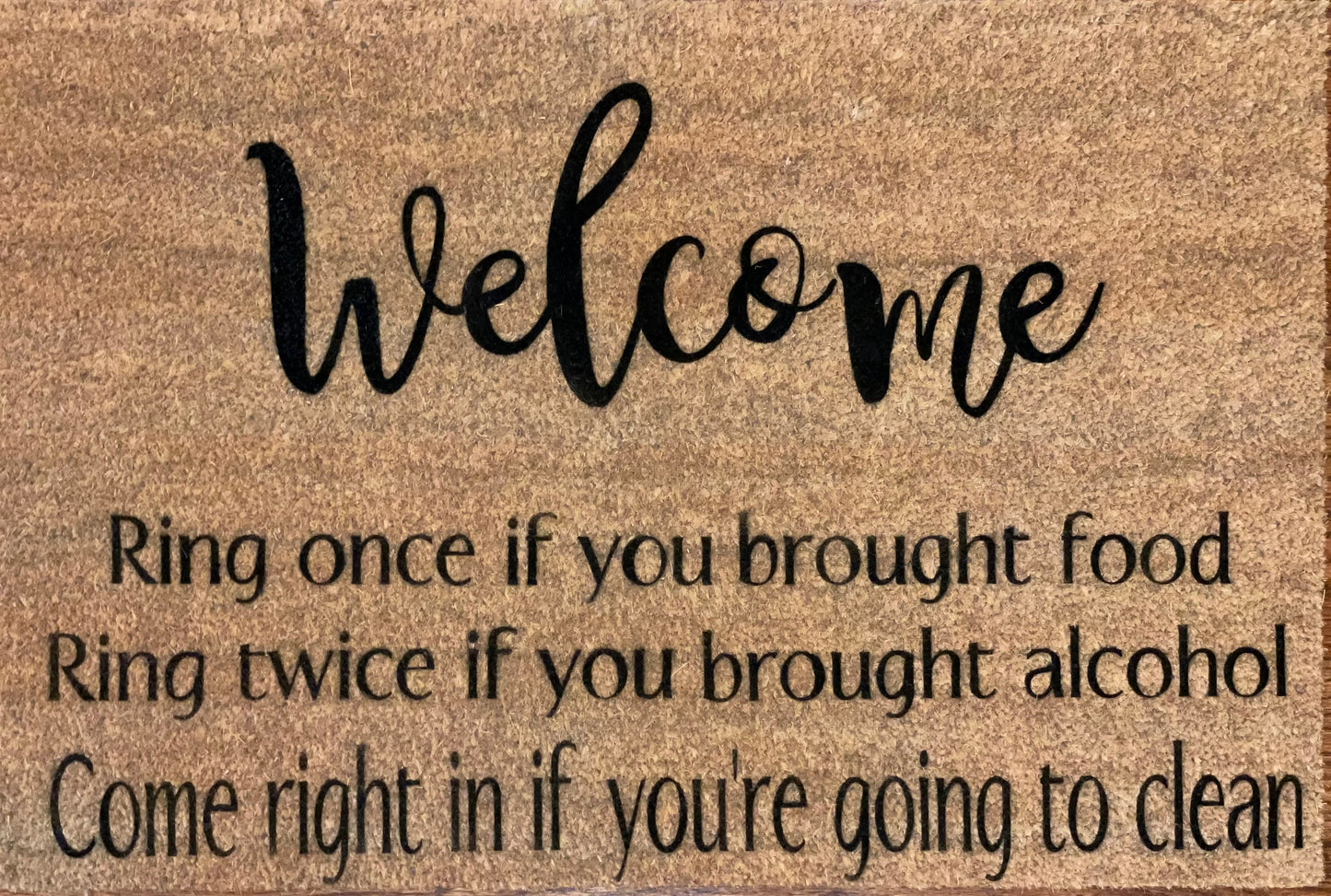 Custom Outdoor Welcome Mat